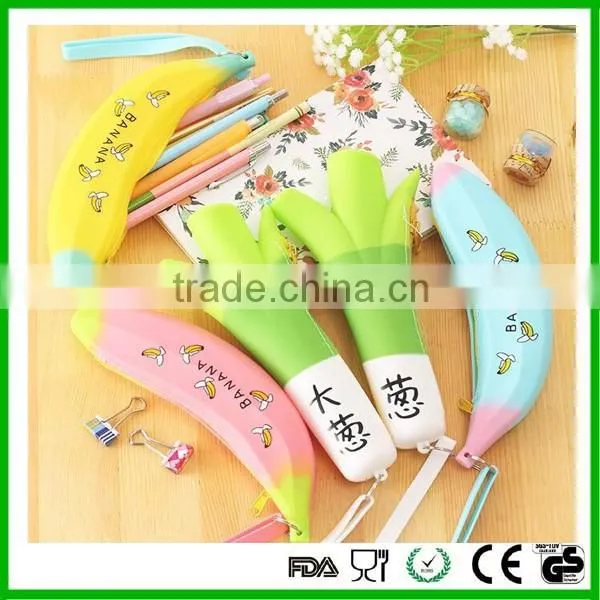 Square silicone pencil bag pencil case pencil box