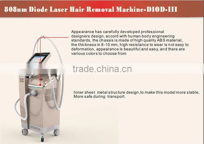 High power 808nm diode laser hair removal treatment