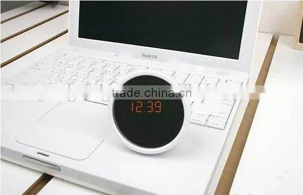 Digital LED Beauty Mirror Alarm Clock Time Display