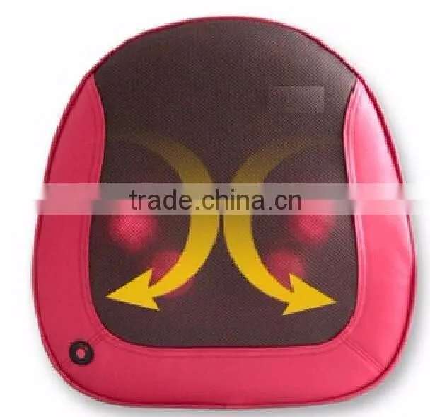 Car Infrared Heat Massage Pillow with Shiatsu Roller