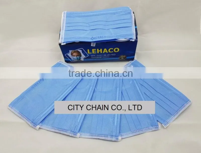 WATER PROOF MASKS 3-LAYER FOR RAINY DAY 50pieces/box
