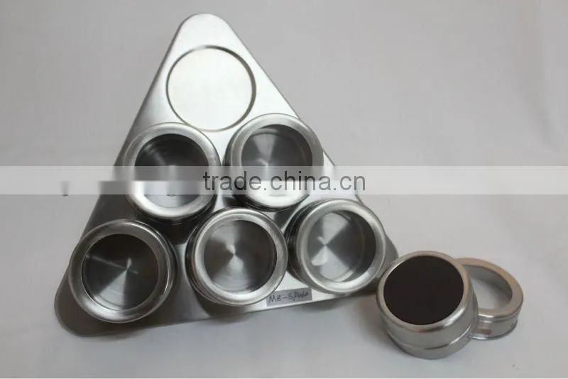 7pcs magnet spice set, spice rack set, seasoning jar set, spice canister set, spice container, cruet can set