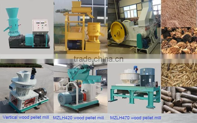 High efficiency wood pellet making line with cheap price made in China