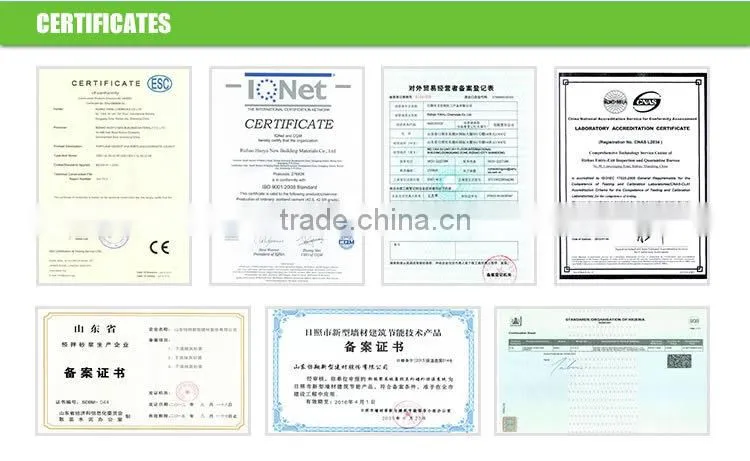 green mortar cement for environmental protection