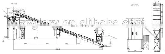 CE ISO approved low cost concrete mixing plant for sale
