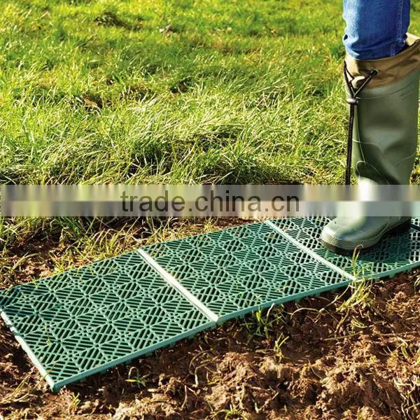 plastic outdoor garden edging tiles