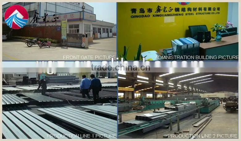 three-floor steel structure workshop for the France