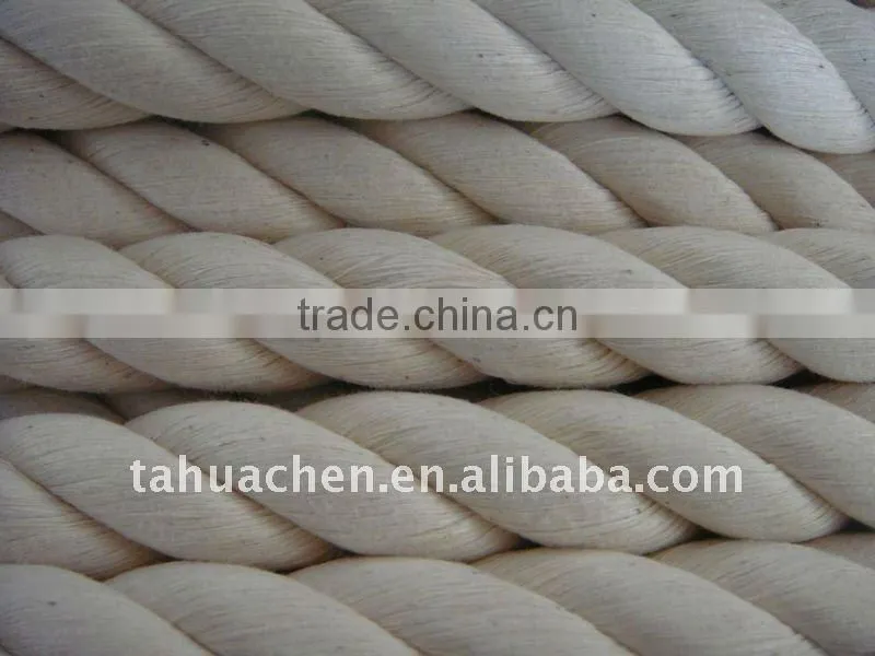 3 strands cotton twist rope