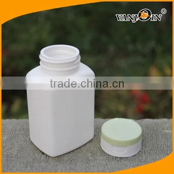 150cc Rectangular HDPE Pharmacy Containers with Easy Open Lid