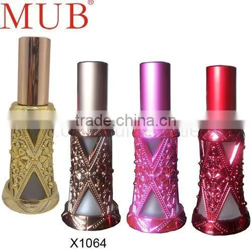 Sliver Princess wedding dress style bottle ,alloy perfume bottle