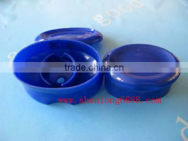 Shampoo cap for lotion plastic bottles