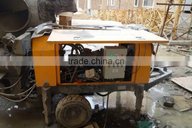 HBT30-10D Hydraulic small diesel trailer-mounted concrete trailer pump