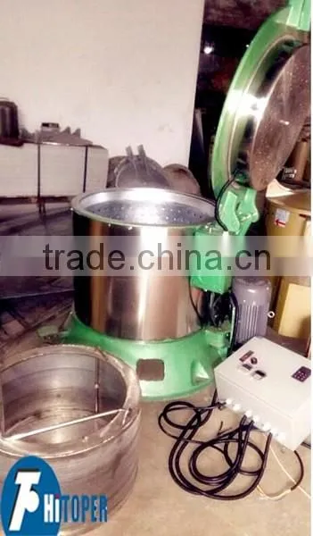 Plating metal parts spin dryer with electric