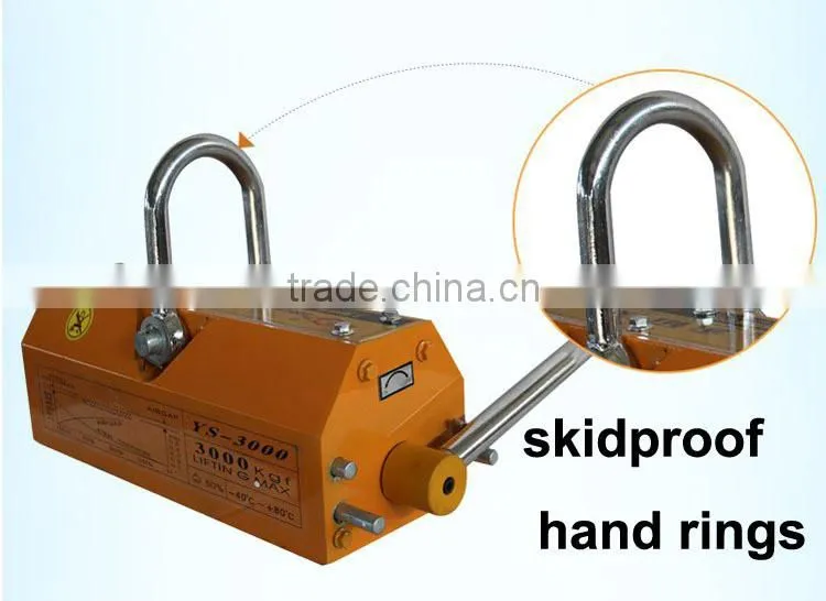 1 ton magnet crane lifter magnetic permanent plate lifter