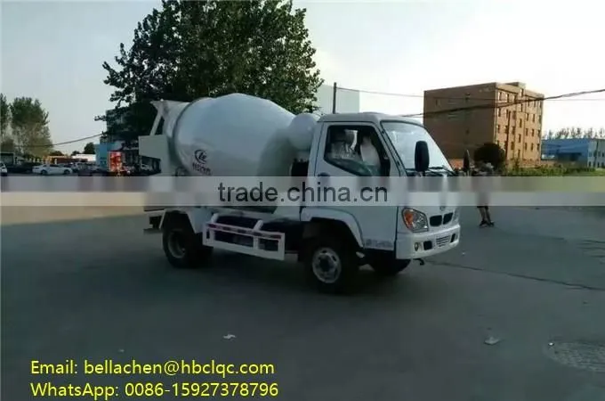 6 Wheels 2.5 Cubic Meters Mini Concrete Mix Truck
