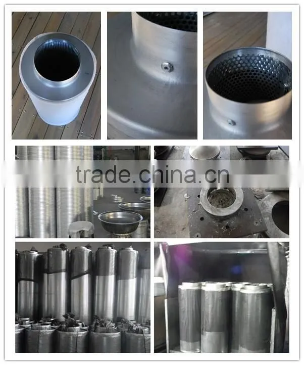aluminum flange carbon filter,6"hydroponic carbon filter,8" carbon filter and inline fan