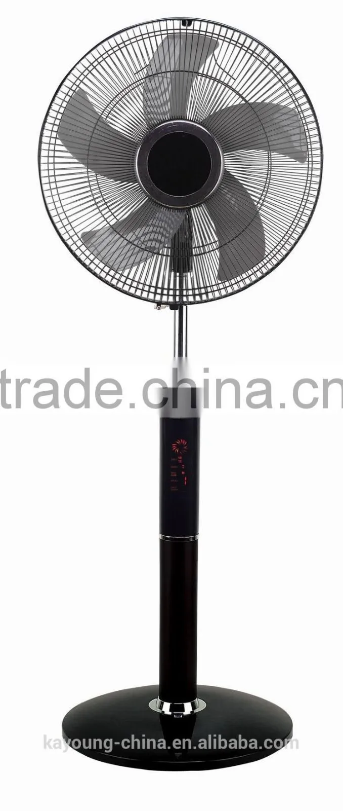 luxury figure 8 oscillation pedestal fan with remote control