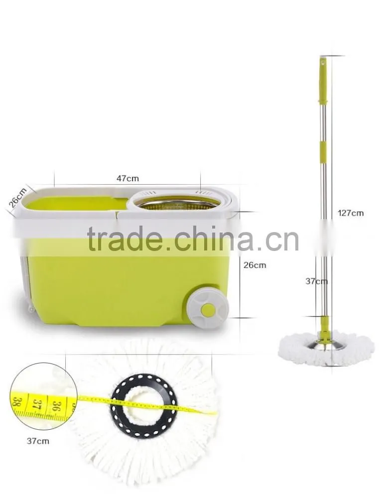 magic mop and 360 spin mop to easy portable with wheels