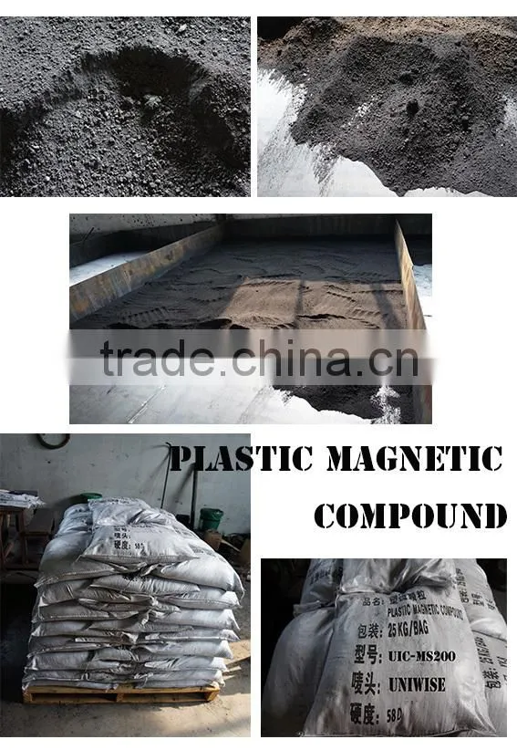 Magnetic Compound for Extrusion ferrite powder magnetic materials/ ferrite compound /plastic magnetic compound