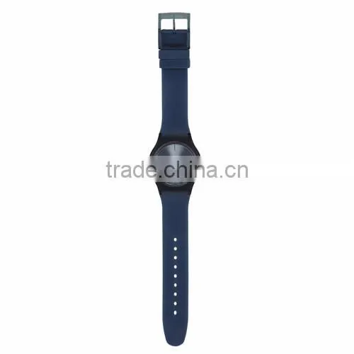 teenage fashion watch with changeable PVC strap