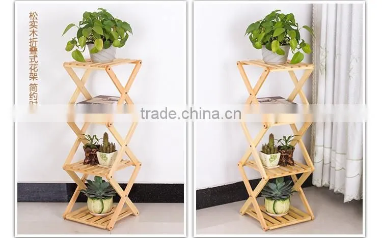 home decor wooden flower shelf, wooden shelf,Storage Rack