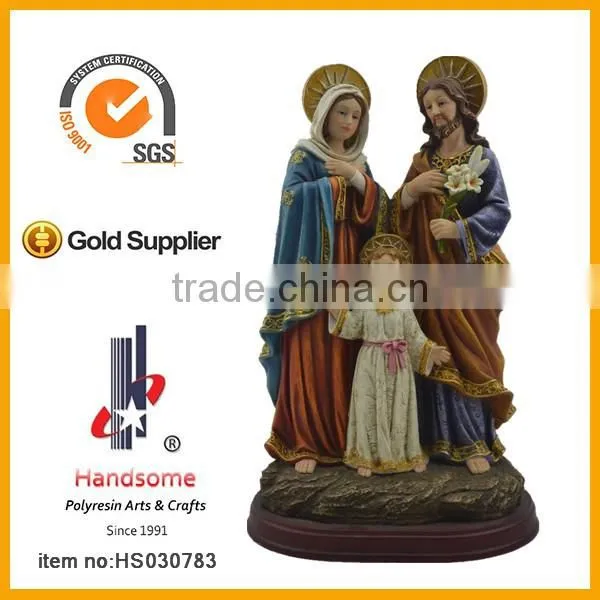 12 Inch Holy Family Polyresin Craft Religious Statues