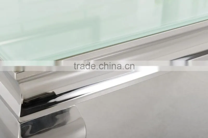 C8028 living room furniture centre glass table design