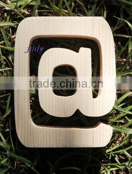 handmade small wooden alphabet letters for crafts