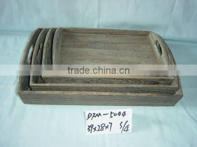 carved wooden tray,wooden fruit tray, wooden sreving tray
