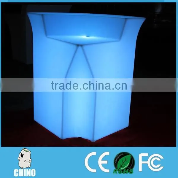 Outdoor event wedding bar counter glow bar counter