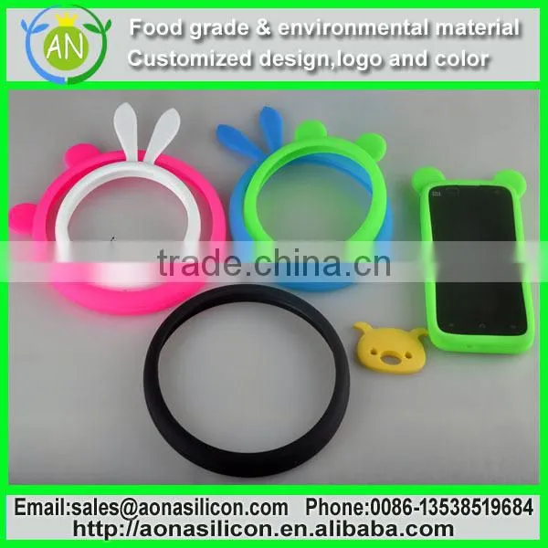 Glowing silicone phone frame|silicone mobile case