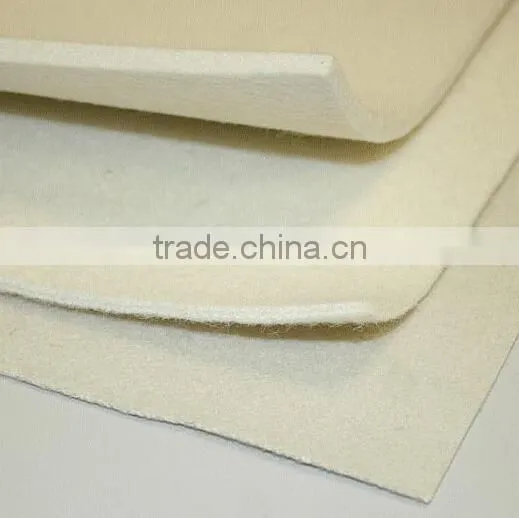 flecked wool felt /grey flecked felt /grey wool felt