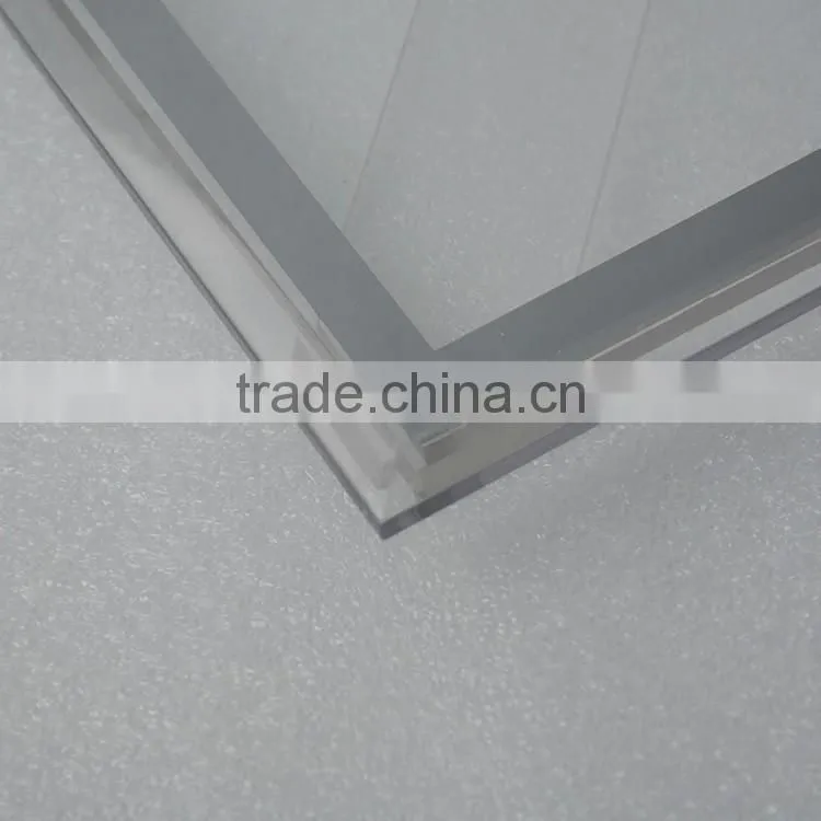Crystal transparent acrylic photo frame a4 with support at back