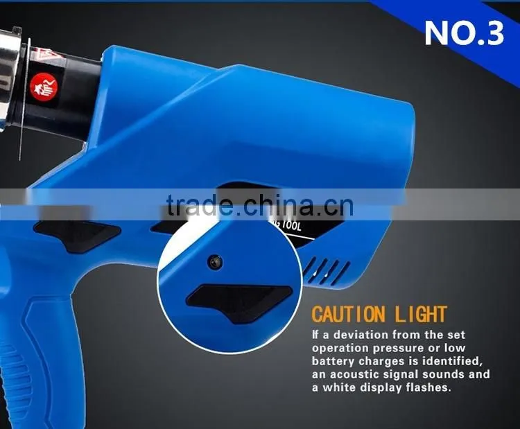 High-performance lithium battery, hydraulic crimping tools, one-handed operation 360 degree rotating head