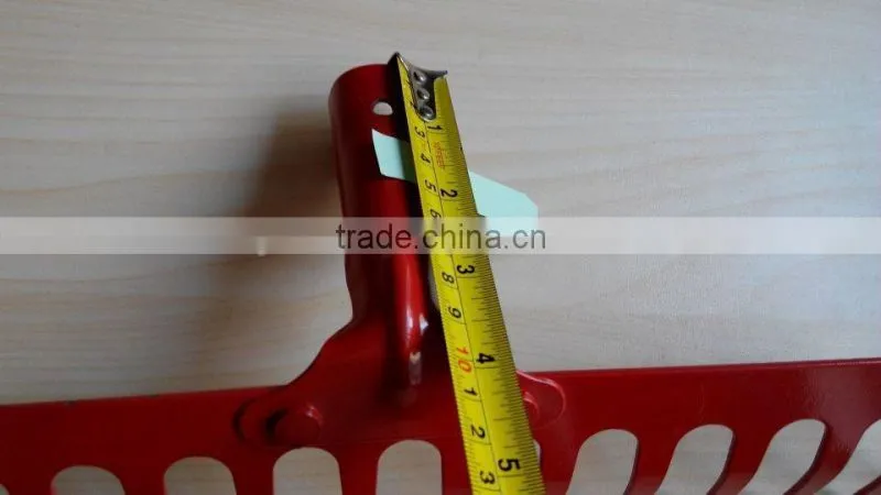 R106 Steel Material Red Paint Sprayed Farming Tools&Garden Tools Rake
