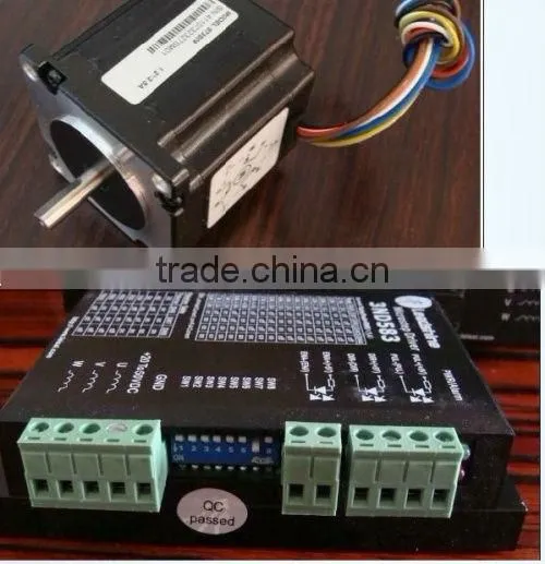 Leadshine co2 laser step motor 573s09 and step motor driver 3nd583 for co2 laser engraving machine