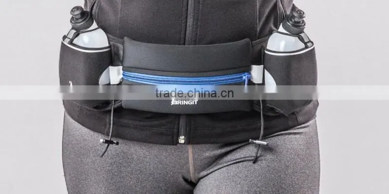 Running Belt with Water Bottles, Fuel Belt for Running, Race, Marathon, Hiking,