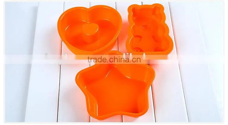 DIY cake mold silicone cute shape cookie mould
