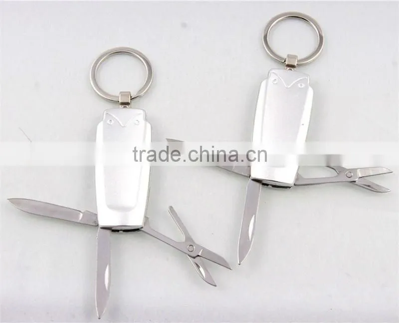 2014 New design small multi keychain knife tools KM010AL