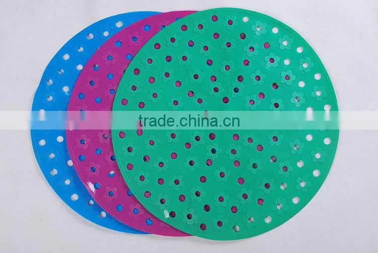 Round Kitchen PVC Sink Mat,Anti-Slip Sink Mat