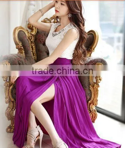 Newest pretty summer fashion lace-up skirt for women,fashion2015