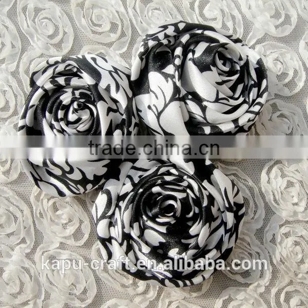 Cute handmade satin ribbon flowers bows rosettes