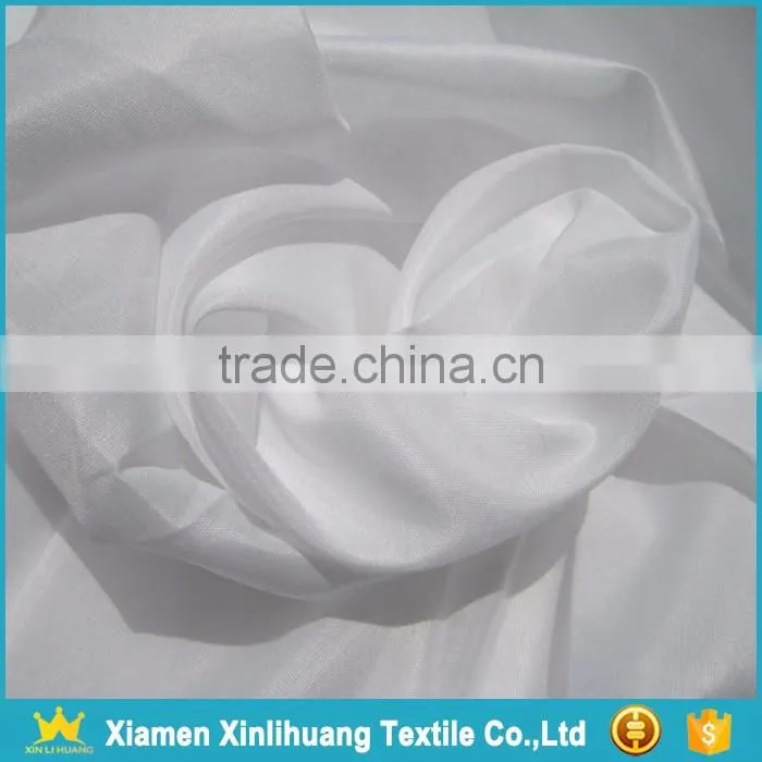 Manufacturer Wholesale White Plain 100 Poly Peach Skin Fabric
