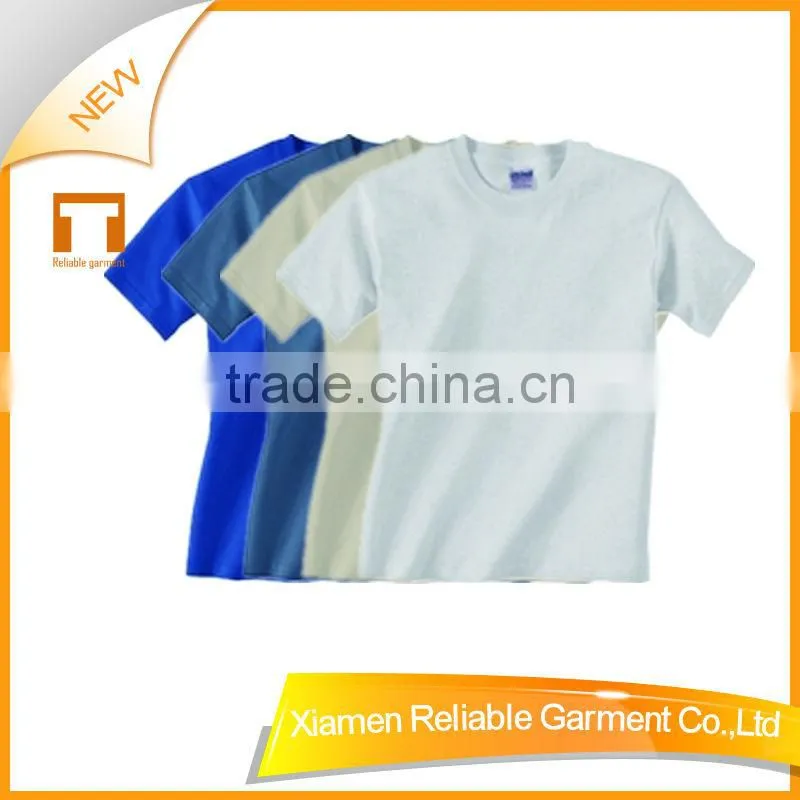 100% cotton plain white t-shirts for girls children with good quality