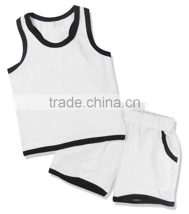 cheap child vest suits ,casual baby girl kids summer camisole clothing sets