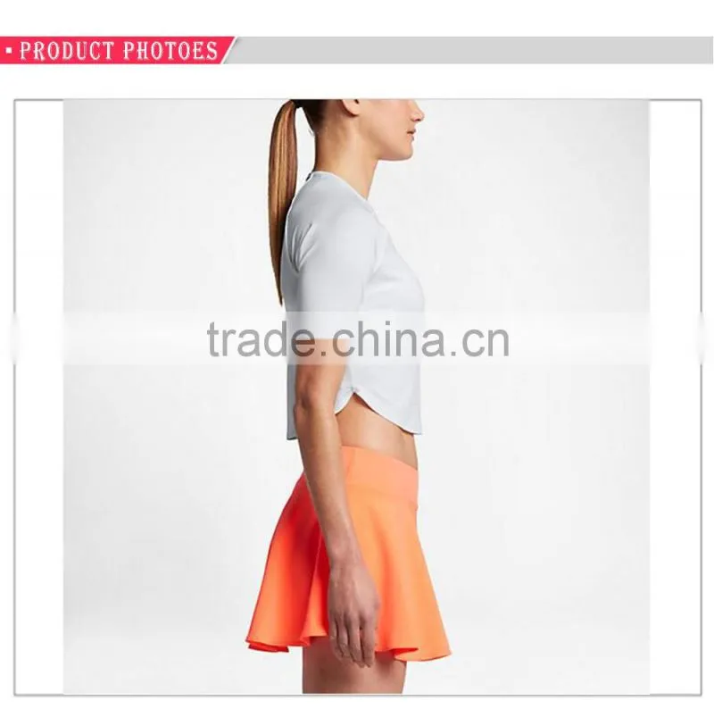 New design Dri-fir technic short sleeve t shirt women tennis top tennis wear