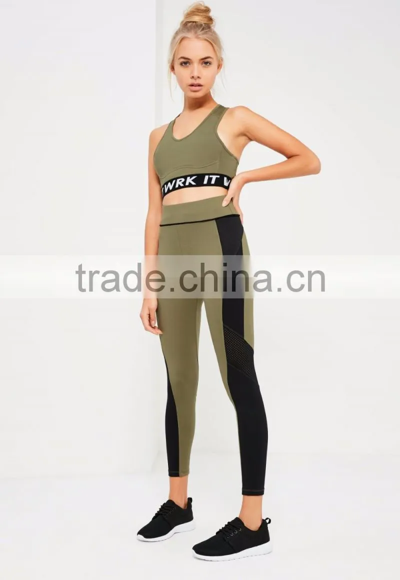 Lady's Fashion Design Sportswear Leggings Wholesale Yoga Pants Leggings
