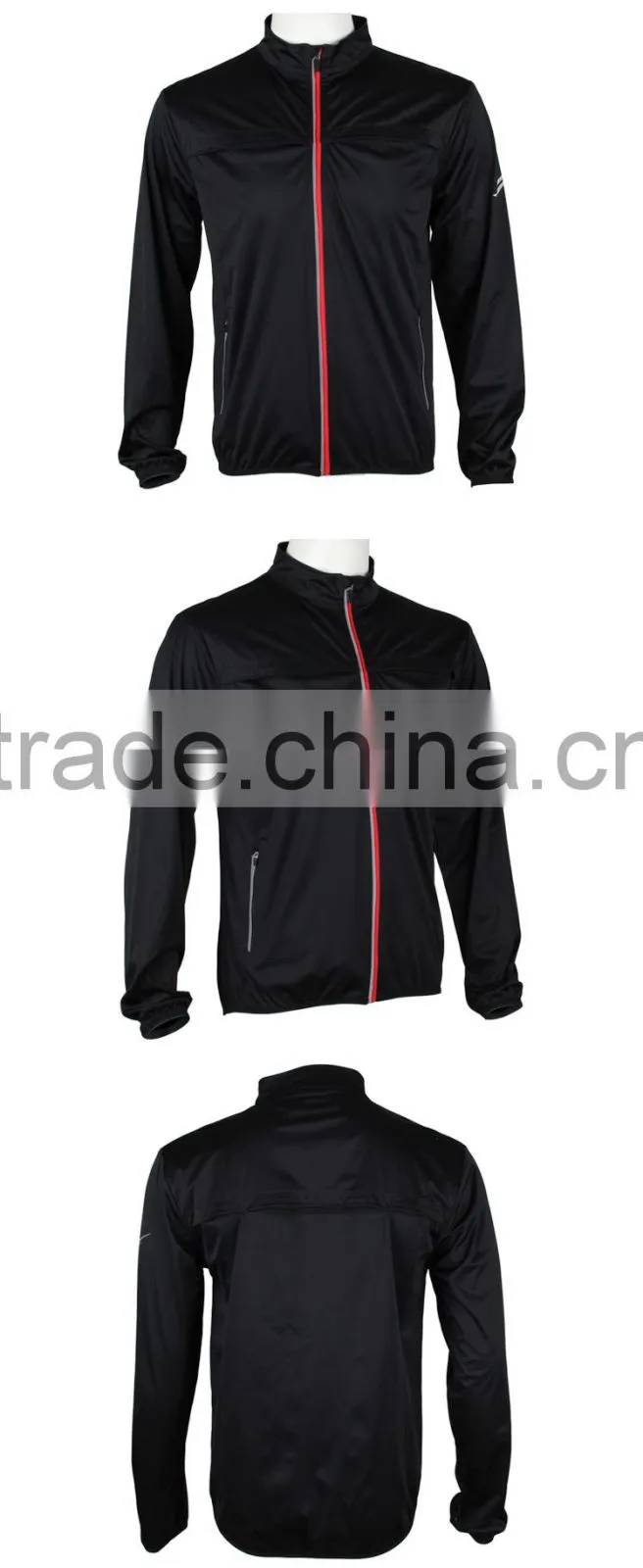 BEROY sportswear jacket for men, reflective windproof running jacket