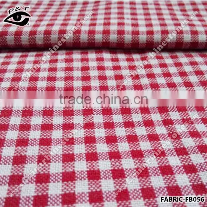 New Fabric Scottish Check Pattern Fabric Pure 100% Cotton Fabric
