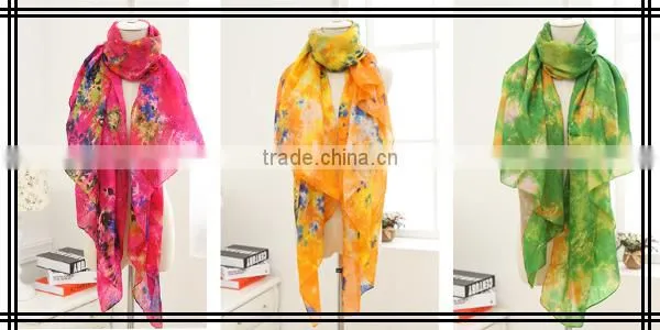 New Digital Printed Silk Georgette Scarf